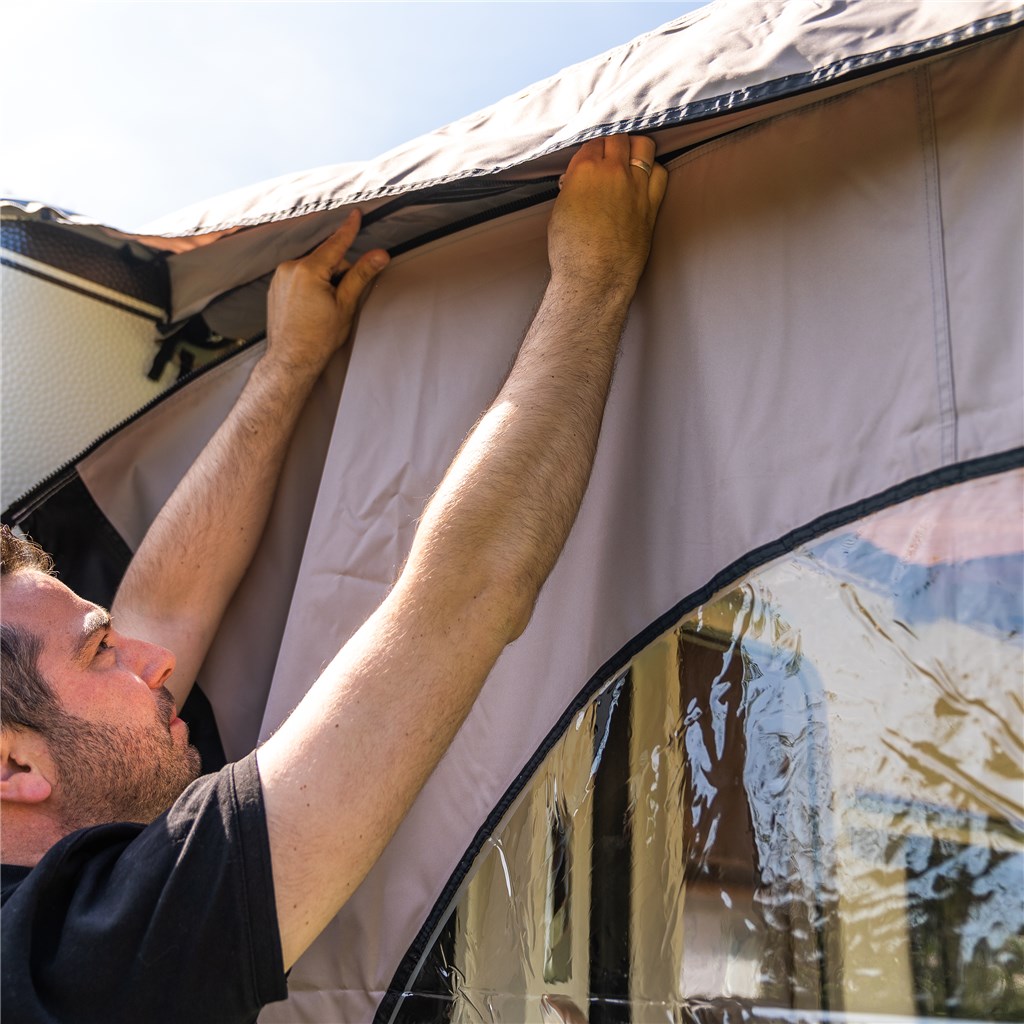 Texel zonneluifel zijpanelen set afbeelding 4
