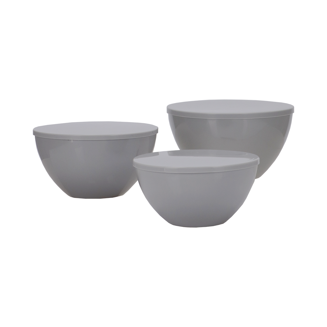 Palma schalen set light grey 6-delig