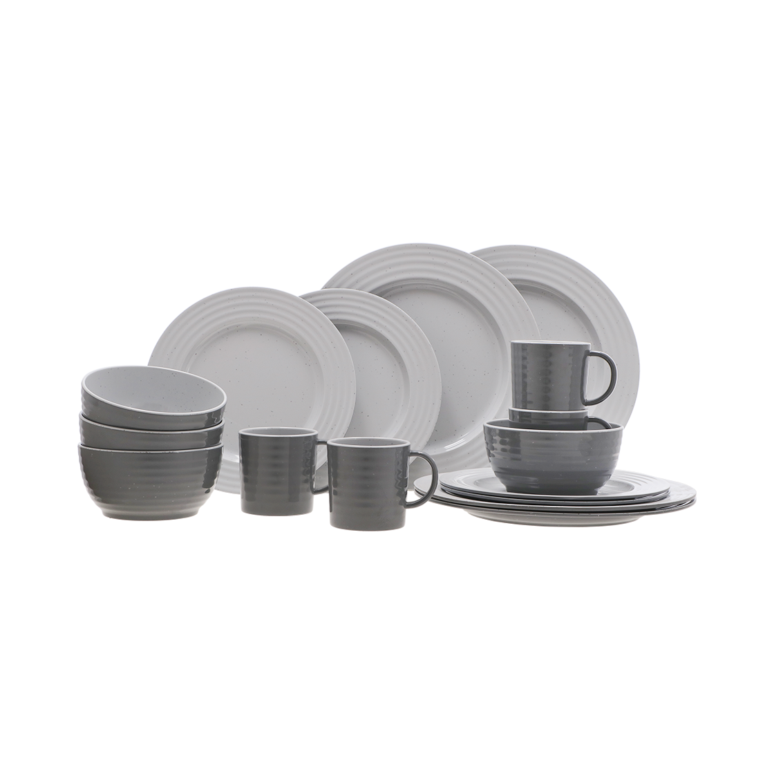 Rota serviesset grey 16-delig