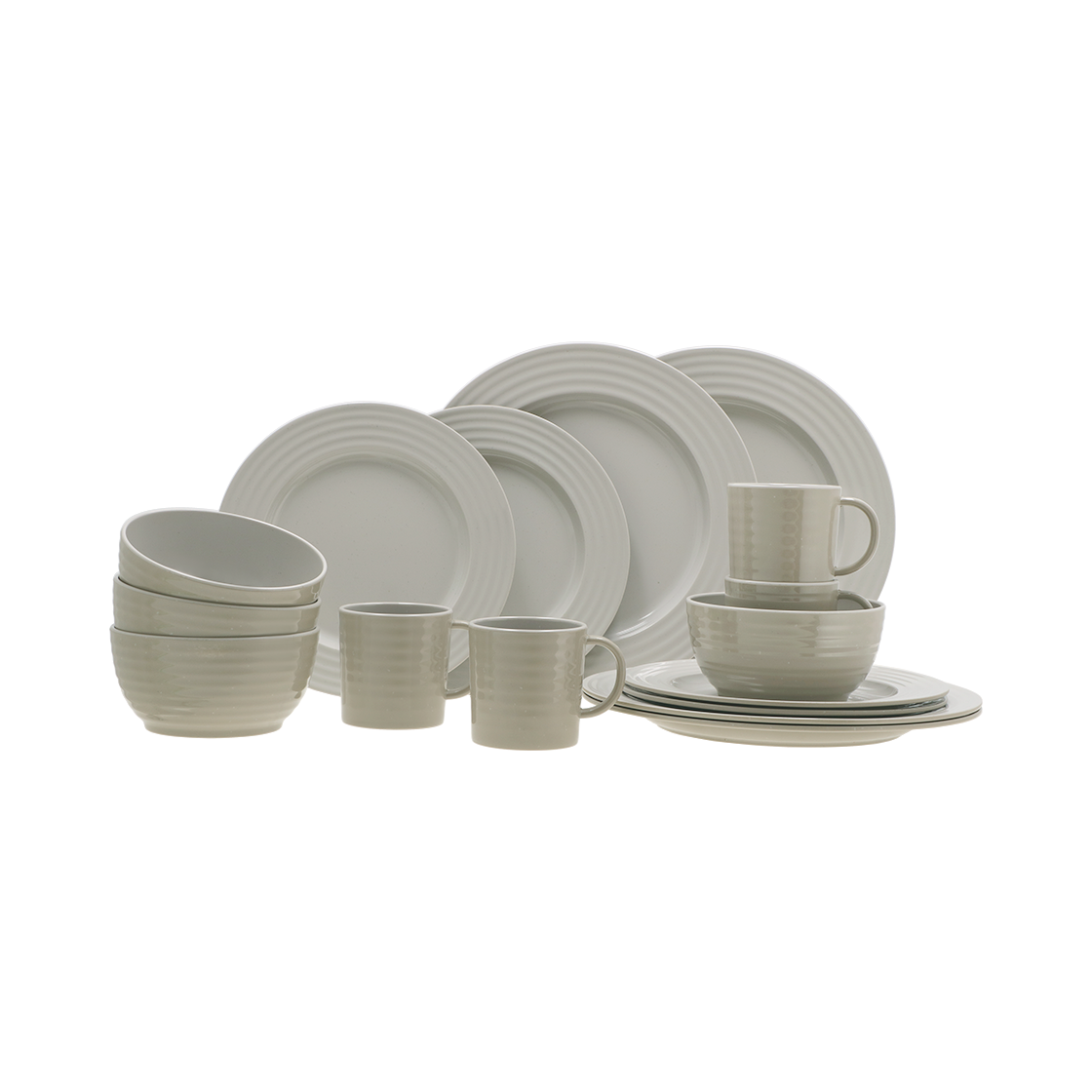 Rota serviesset beige 16-delig