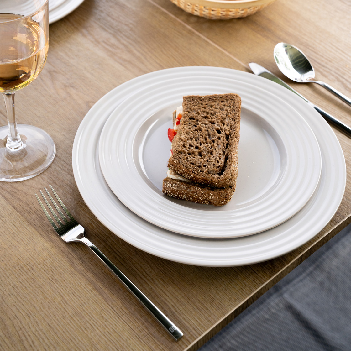 Rota serviesset beige 16-delig afbeelding 2