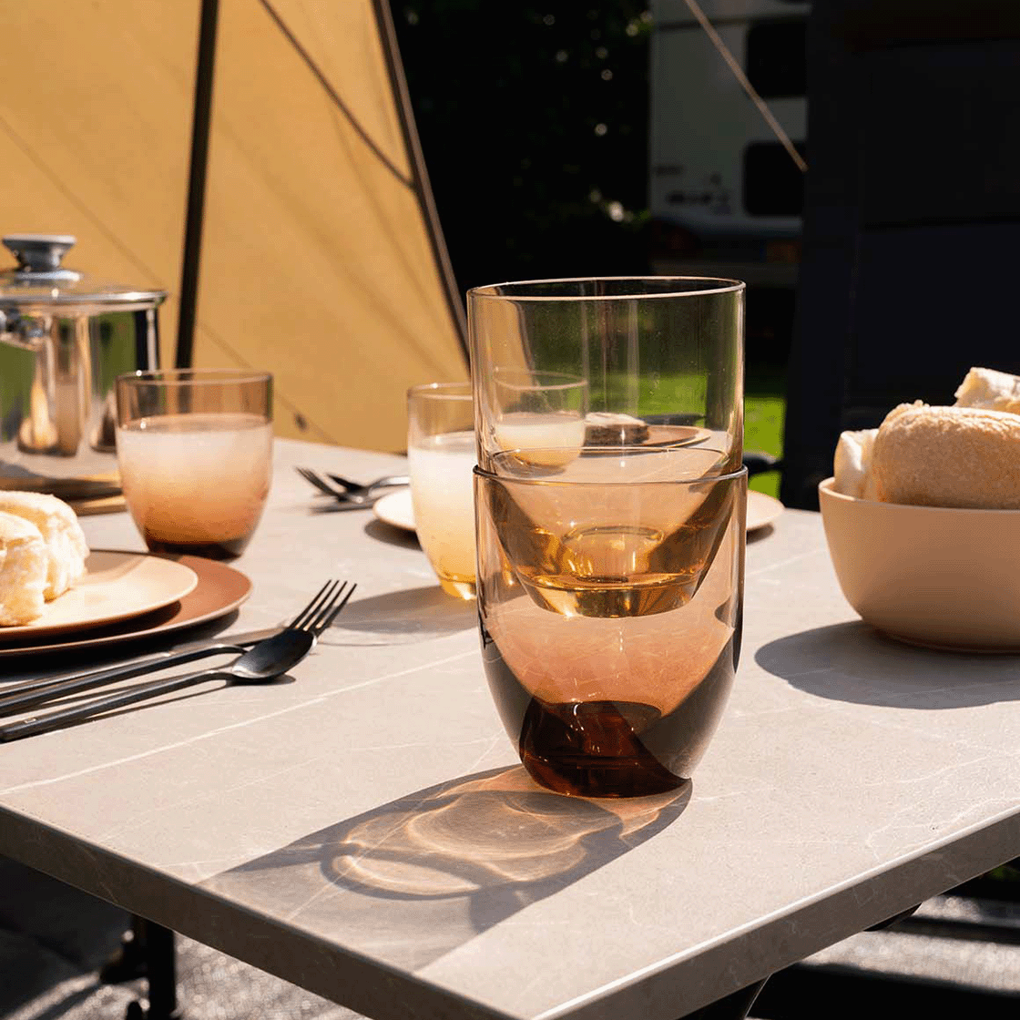 Feria drinkglas vanilla 2 stuks afbeelding 2