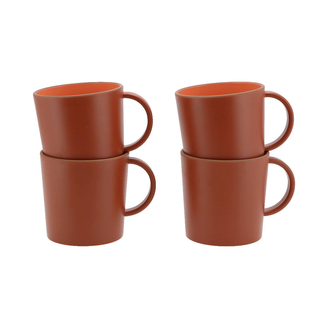 Avila mokken terracotta red set 4 stuks