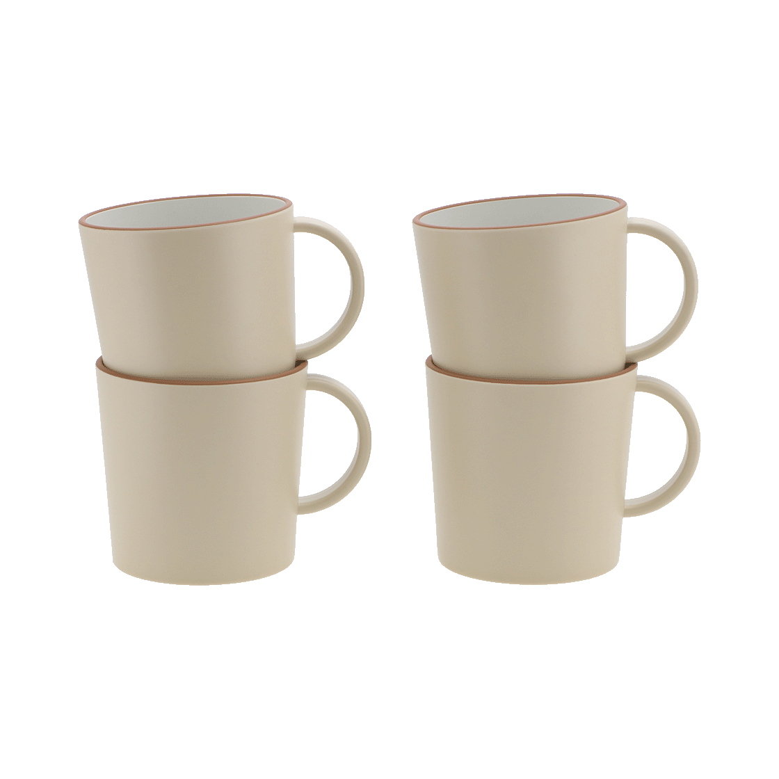 Avila mokken chalk white set 4 stuks