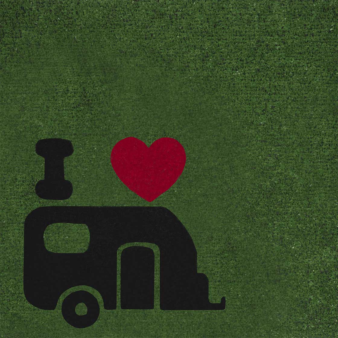 Schoonloopmat Flock groen afbeelding 2