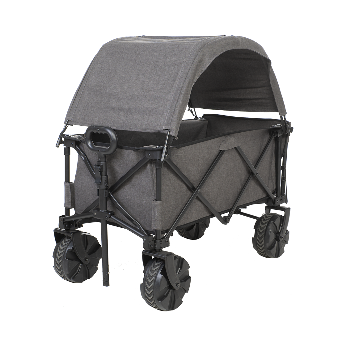 Burano bolderkar grey met dak