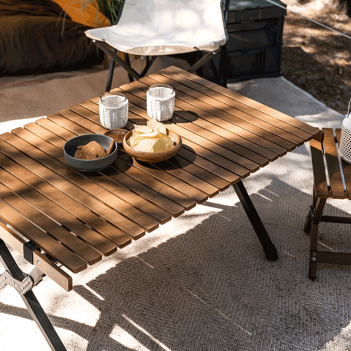 Iver tafel lounge walnut 90 afbeelding 2