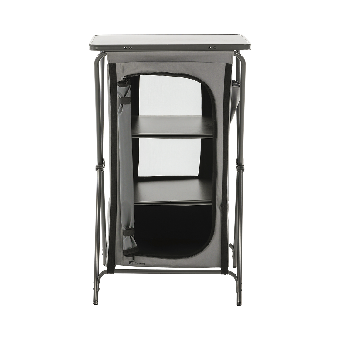 Toledo opbergkast opvouwbaar laag dark grey afbeelding 4