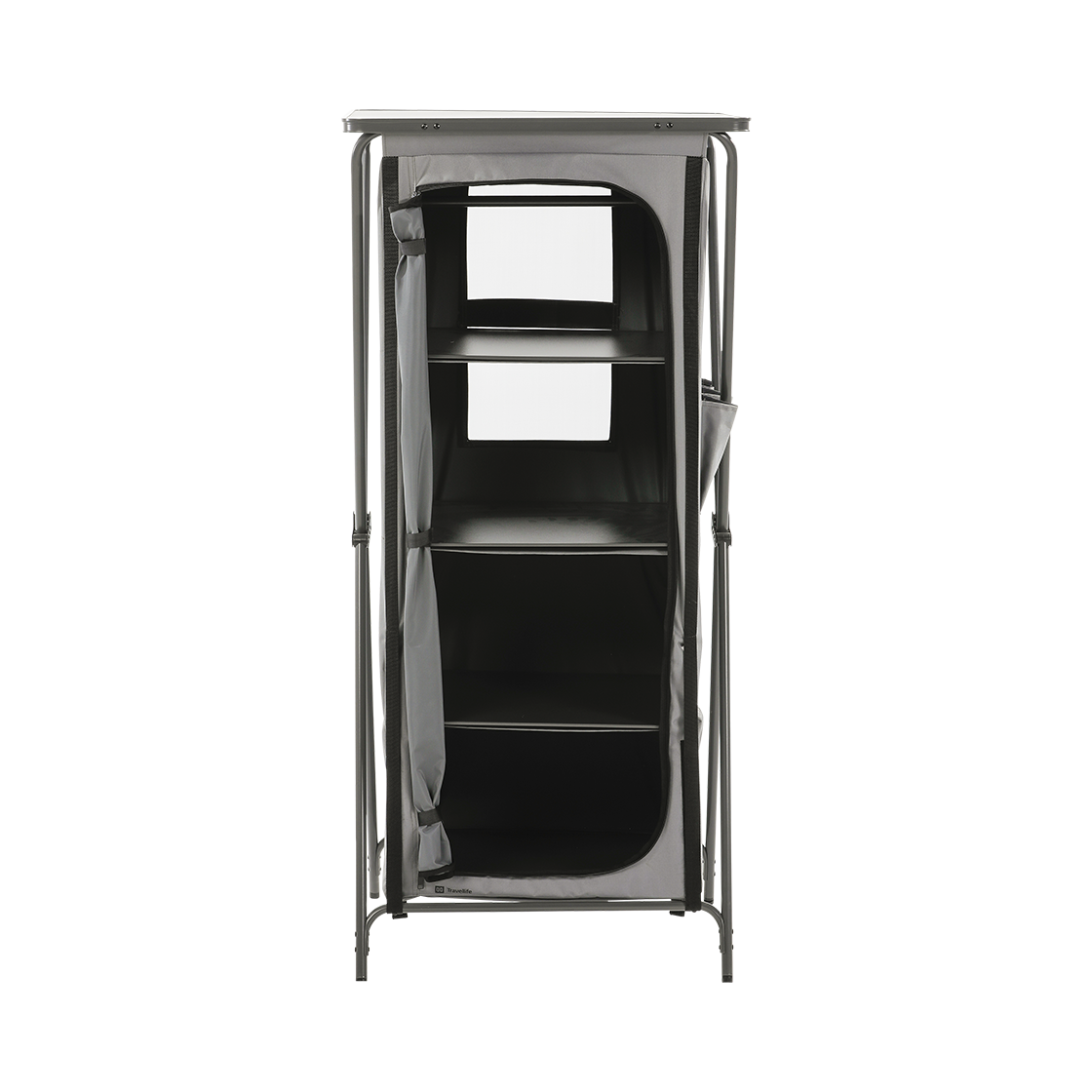 Toledo opbergkast opvouwbaar hoog dark grey afbeelding 4