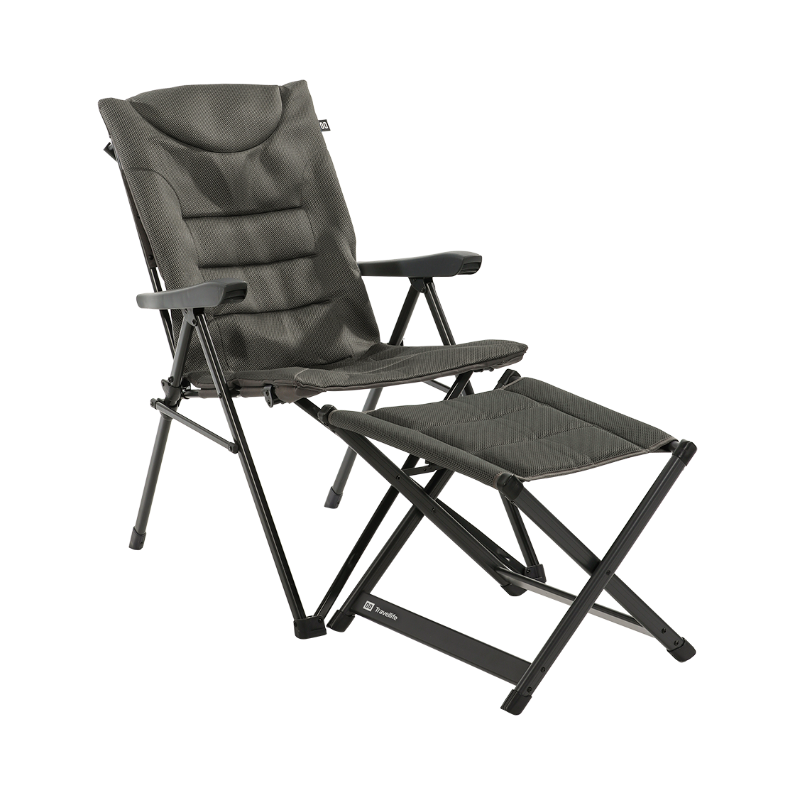 Barletta stoel cross dark grey afbeelding 5