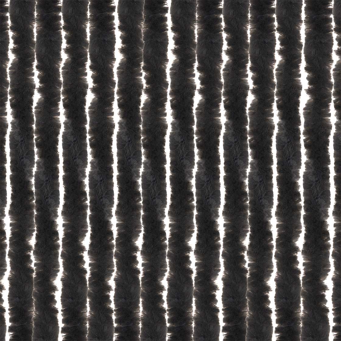 Chenille antraciet 56x185cm
