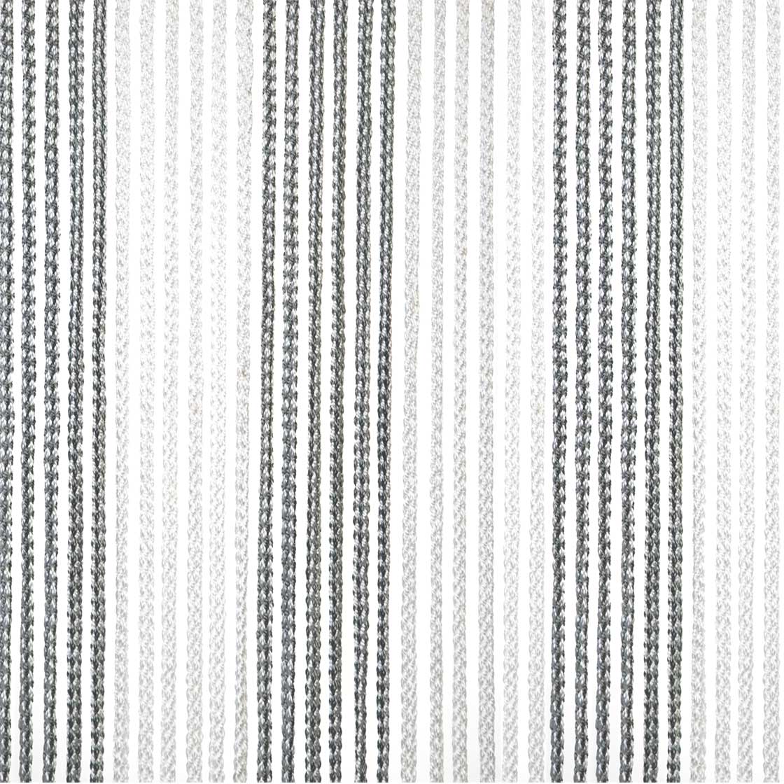 Deurgordijn Korda grijs/wit 60x190cm