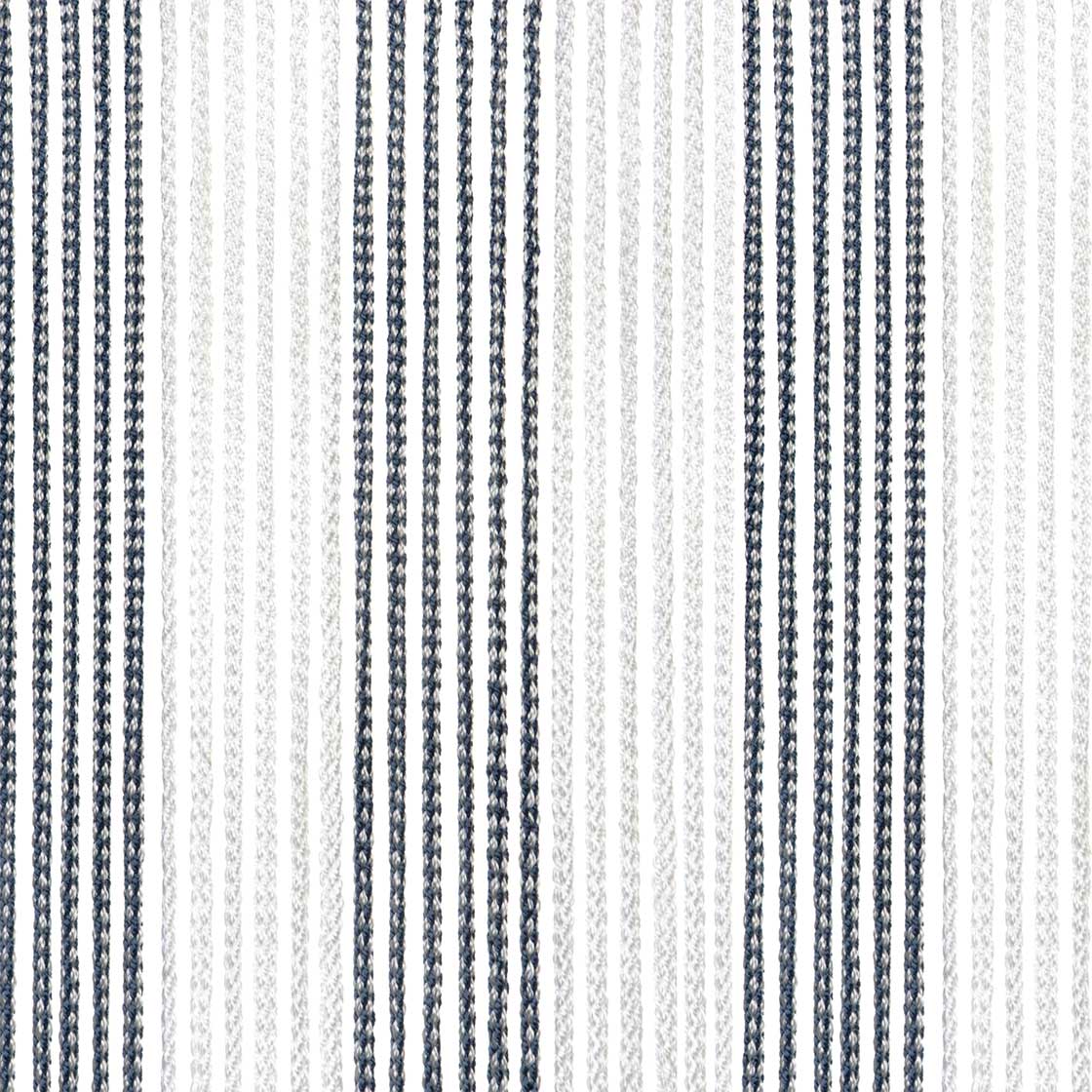 Deurgordijn Korda blauw/wit 60x190cm
