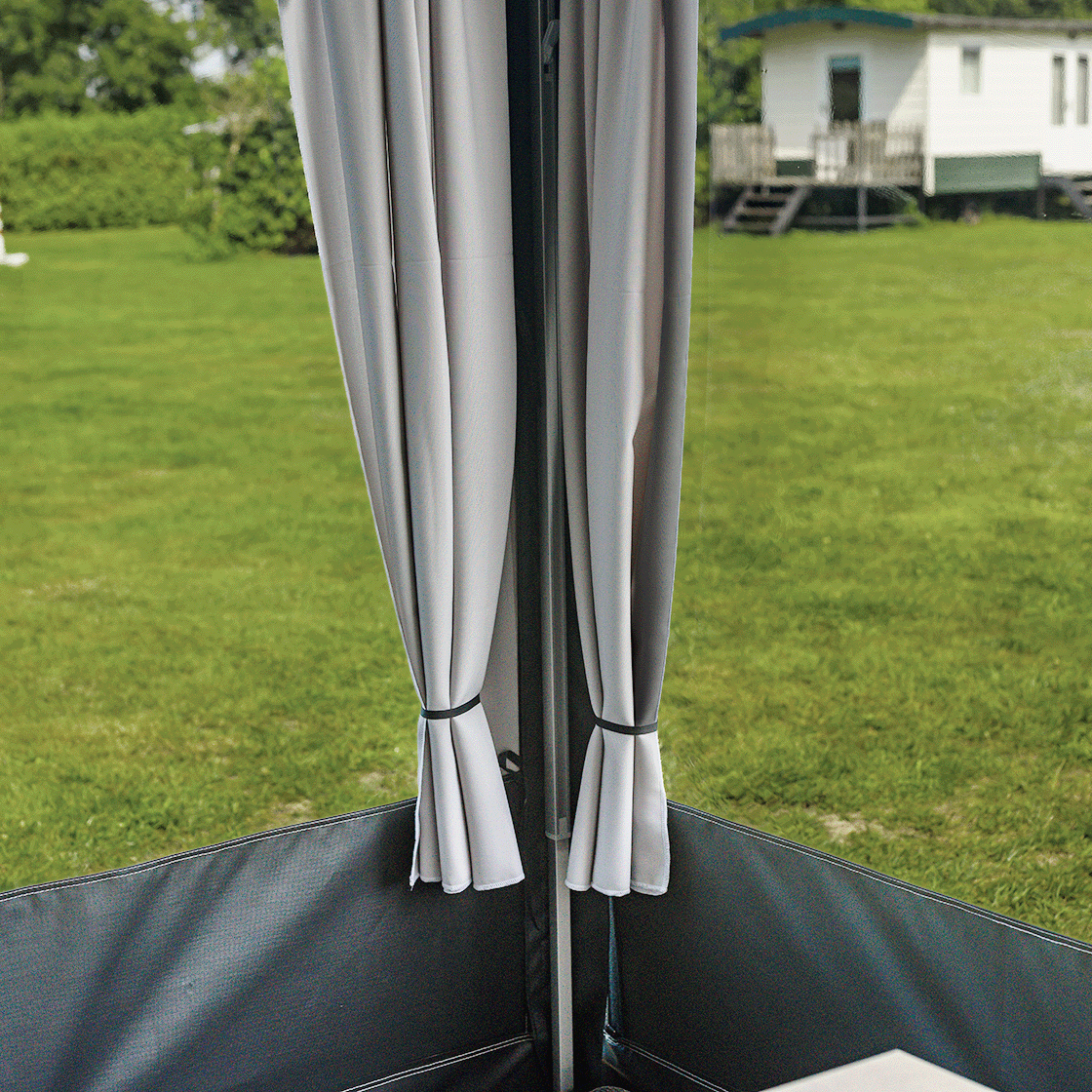 Reda Adventure voorwand gordijn grijs 145cm (C) afbeelding 2