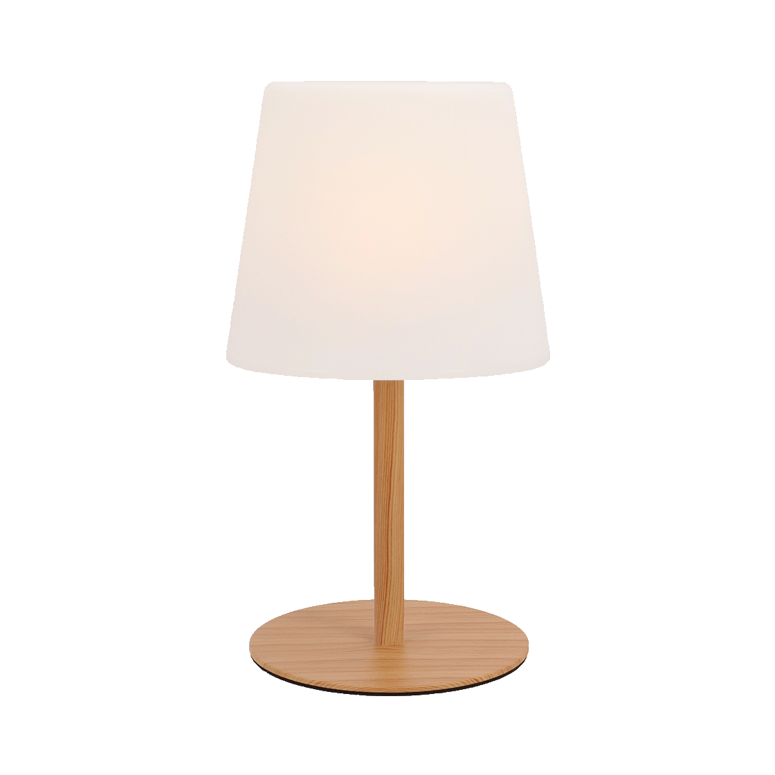 Elin lamp woodlook/white